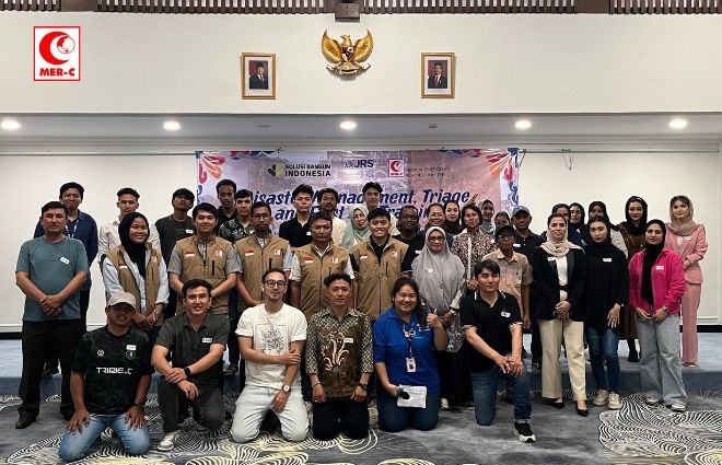 MER-C – JRS Indonesia Gelar Pelatihan Penanggulangan Bencana dan Triage di Cisarua, Bogor