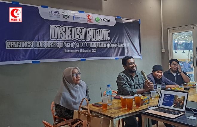 MER-C Dorong Sinergi Penanganan Pengungsi Lewat Forum Diskusi Publik di Aceh