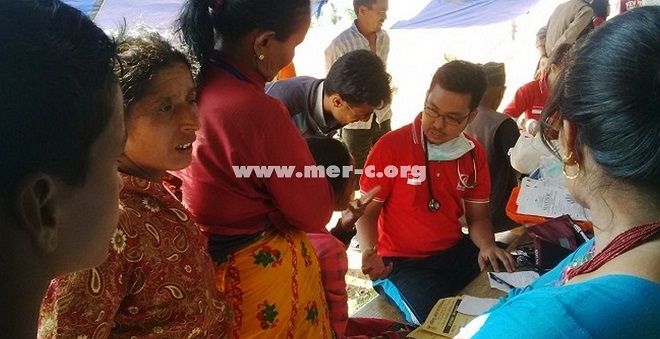 Mobile Clinic Tim MER-C di Wilayah Keurini, Distrik Sindhupalcowk, Nepal - 2015
