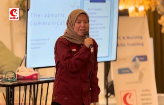 Klinik Giving Without Borders kembali Gelar Pelatihan, Relawan MER-C Jadi Pemateri