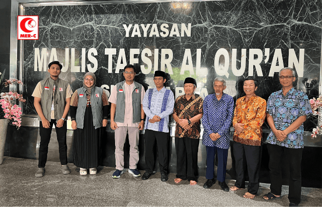 MER-C Jalin Silaturahmi dengan MTA, Bahas Rencana Pembangunan Indonesia Medical Center di Gaza Selatan