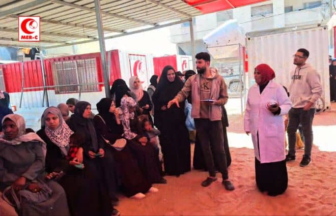 Klinik Giving Without Borders di Gaza Selatan Kembali Gelar Kuliah dan Penyuluhan Kesehatan