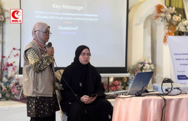 MER-C Gelar Pelatihan Rehabilitasi Medik untuk Tenaga Kesehatan di Gaza Selatan