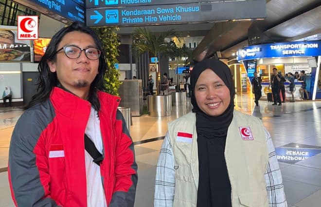 MER-C Sambut Kepulangan Dua Liaison Officer EMT dari Misi Kemanusiaan di Kawasan Timur Tengah