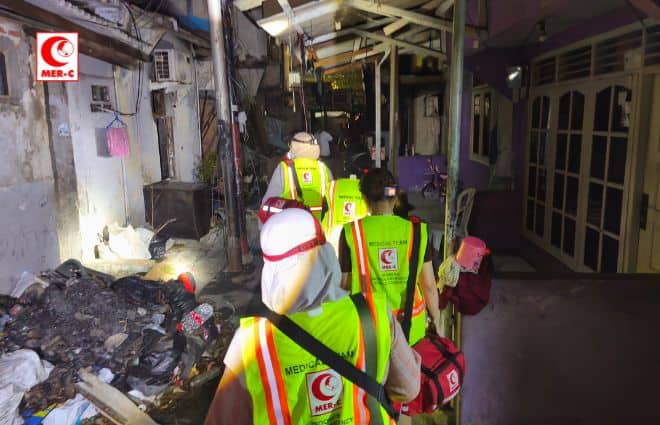 MER-C Terjunkan Tim Medis ke Lokasi Kebakaran Kemayoran