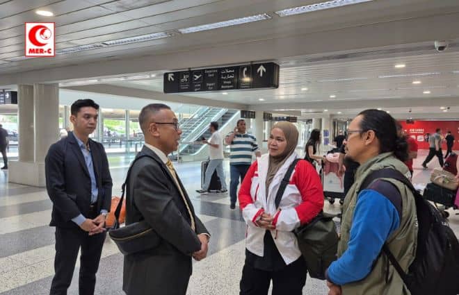 Tiba di Beirut, Tim MER-C Disambut Dubes RI untuk Lebanon