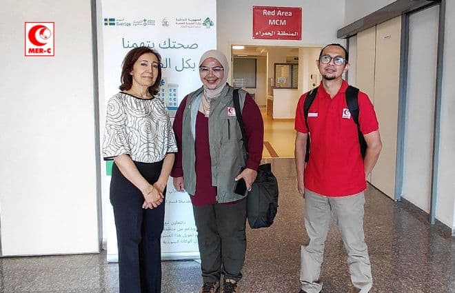 Tim MER-C Tinjau Kebutuhan Layanan Luka Bakar di Turkish Hospital di Lebanon