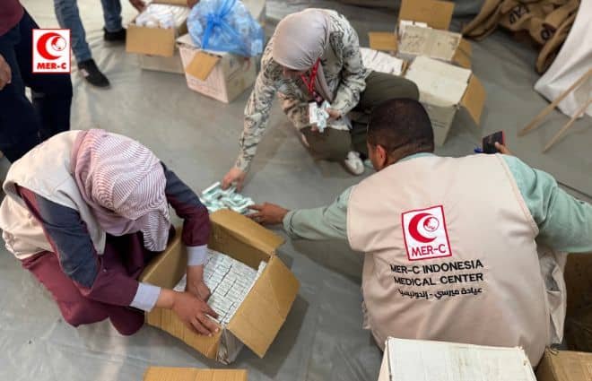 Perkuat Layanan Kesehatan Gaza, MER-C Salurkan Bantuan Obat-obatan Esensial
