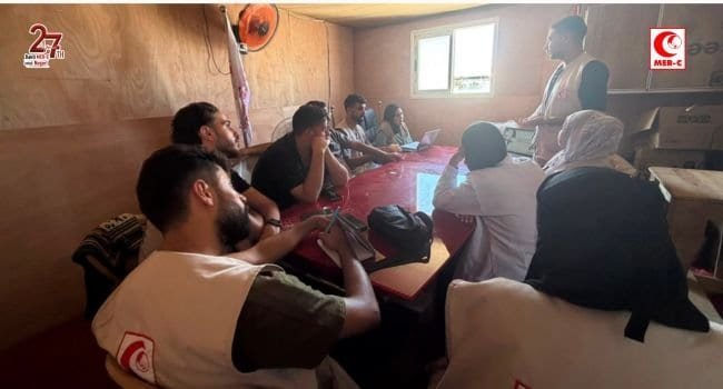 EMT MER-C Berikan Pelatihan Penanganan Gangguan Respirasi untuk Nakes di Gaza